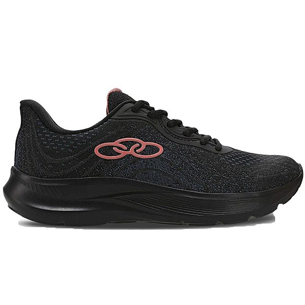 Tênis Olympikus Venus 3 Feminino Preto Rosa