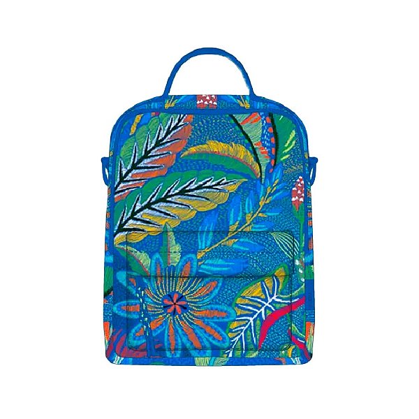 Mini Mochila Farm Borogodó Tapete de Tucano Azul Colors