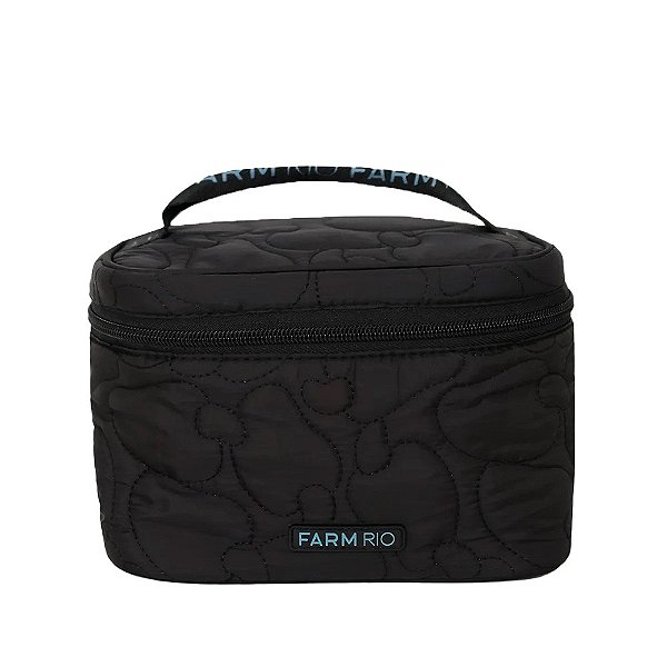 Necessaire Farm Me Leva Liso Preto