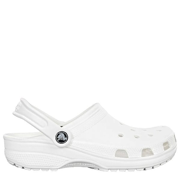 Sandália Crocs Classic Clog Feminina Branco