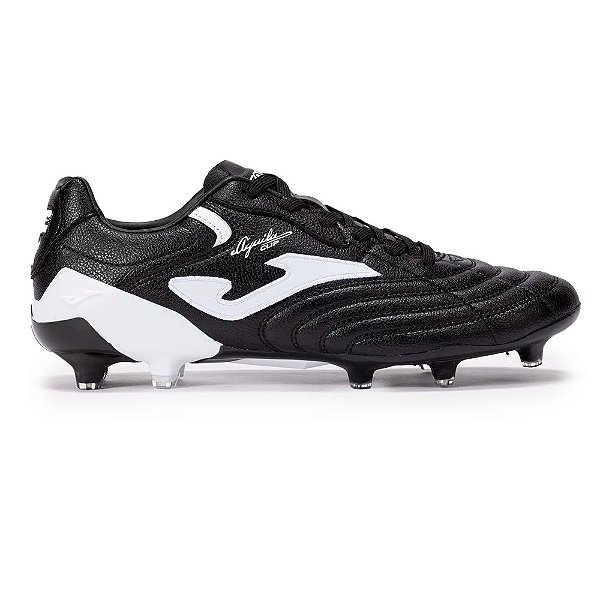 Chuteira de Campo Joma Aguila Cup - Preto e Branco