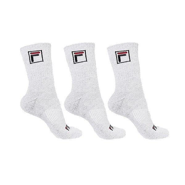Meia Tripack Fila Cano Alto Fbox Unisex