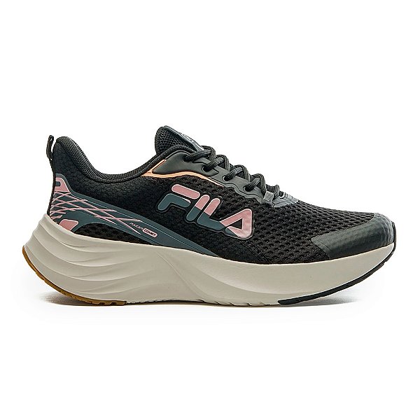 Tênis Fila Racer Comet Feminino Preto Rosa Cobre