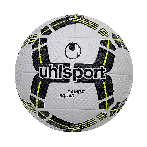 Bola de Futebol Campo Uhlsport Squad Branco/Preto/Amarelo