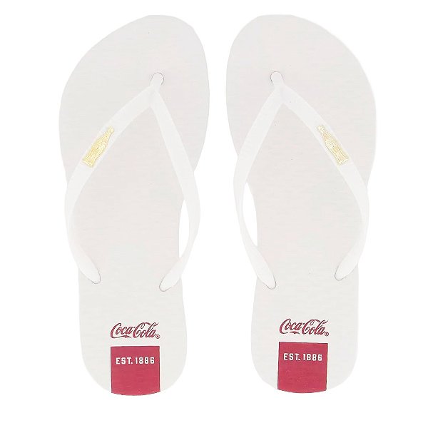 Chinelo Coca-Cola Floyen 24/25 Masculino Branco