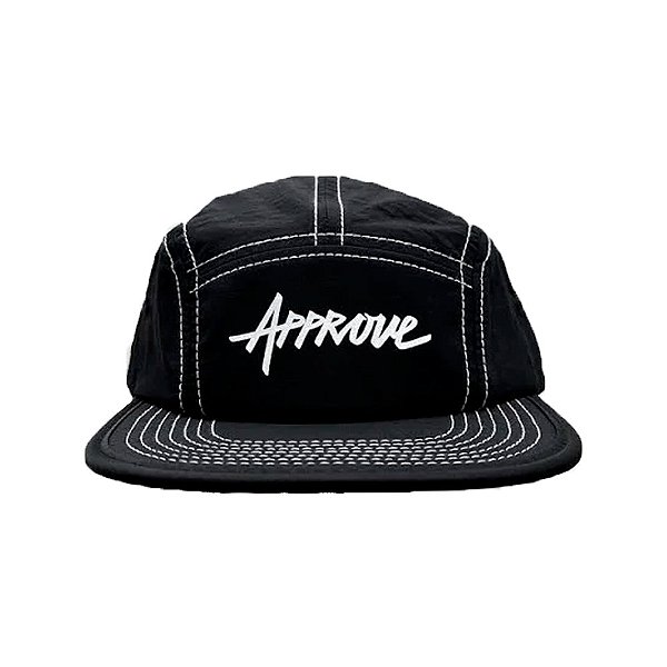 Boné 5Panel Approve Only Preto