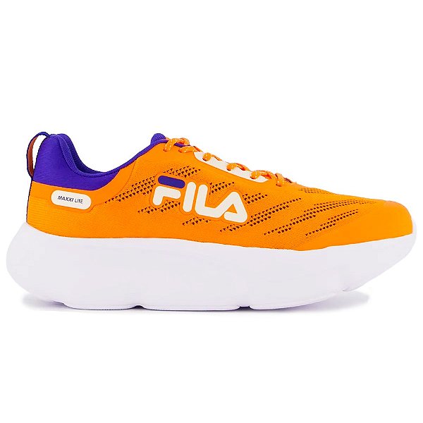 Tênis Fila Maxxi Lite Laranja e Azul