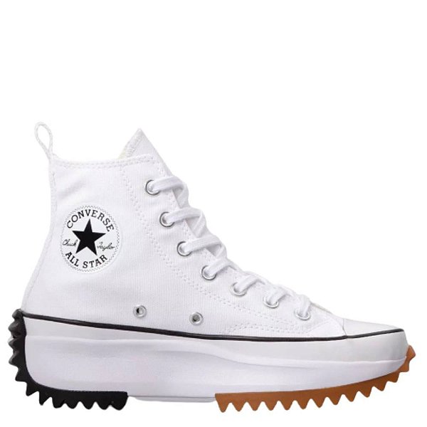 Tênis Converse Run Star Hike Seasonal Cano Alto Feminino Branco Preto