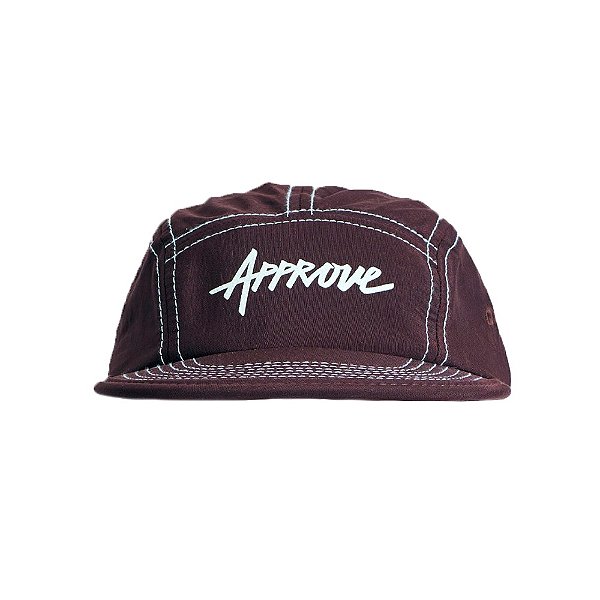 Boné 5Panel Approve Only Marrom