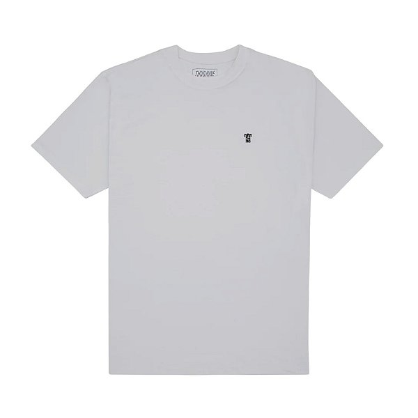 Camiseta Thug Nine Basic T9 Patch Branca
