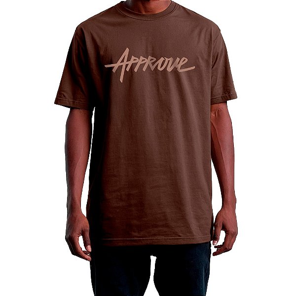 Camisa Approve Bold New Classic Masculina Marrom Rosé