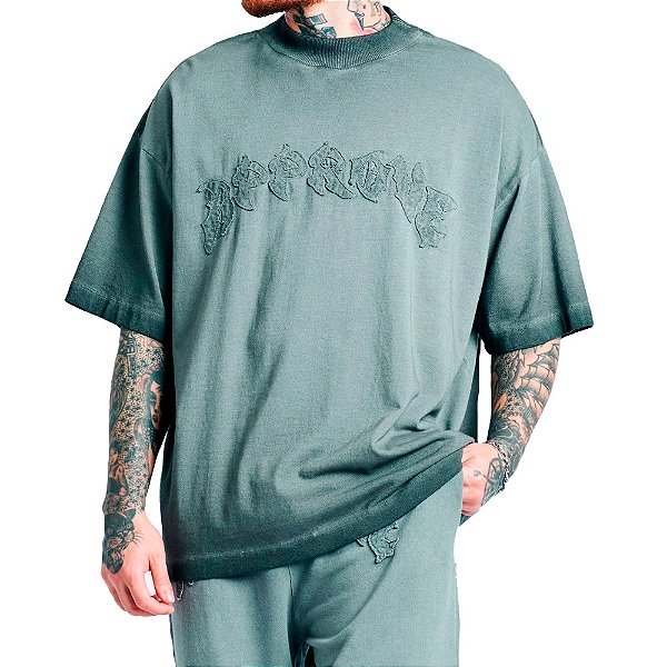 Camiseta Huge Approve Mesclado Chumbo