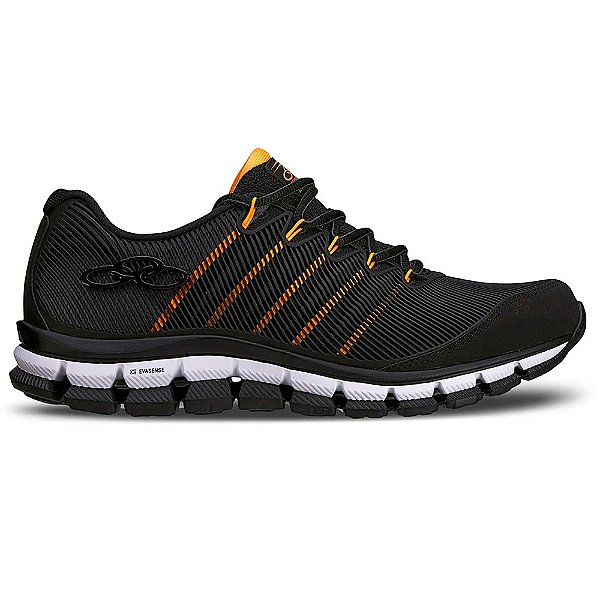 Tênis Olympikus Dynamic Preto Laranja