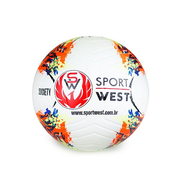 Bola Sport West Society Pro Brasil 25 Branco Verde e Laranja