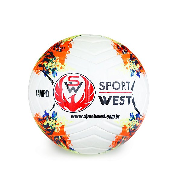 Bola Sport West Campo Pro Brasil 25 Branco Verde e Laranja