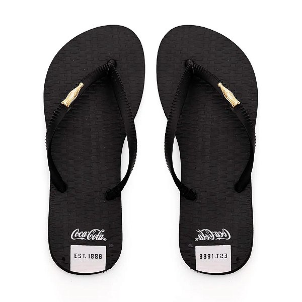 Chinelo Coca Cola Floyen 24/25 Preto