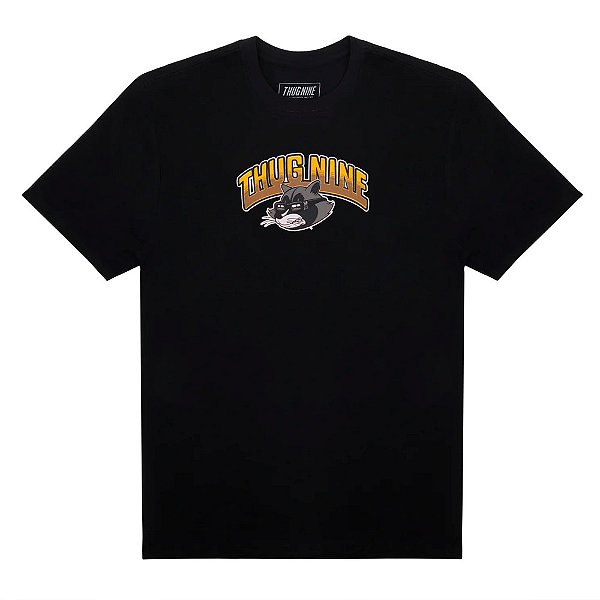 Camiseta Thug Nine Low Life Preto