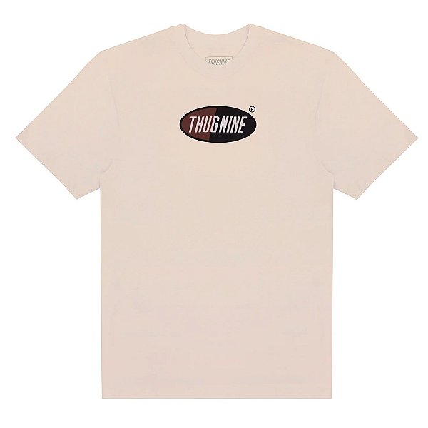Camisa Thug Nine Merch Bege