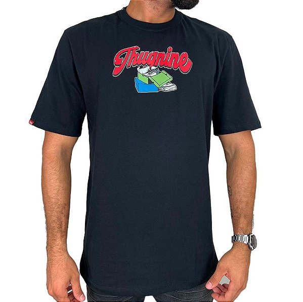 Camisa Thug Nine Lique Masculina Preto