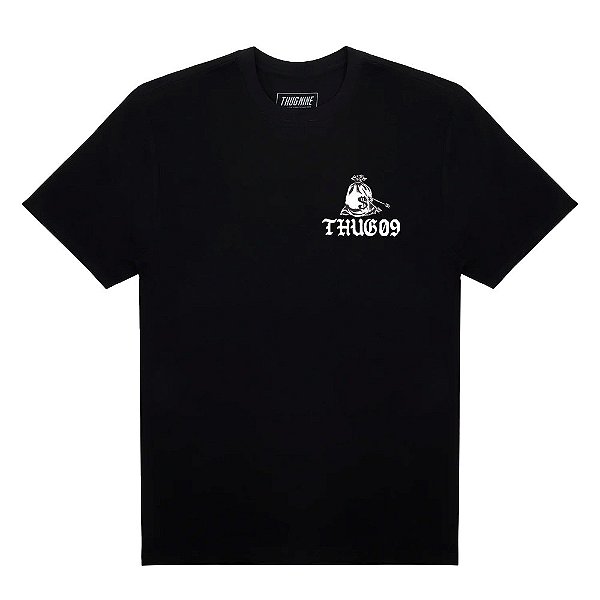 Camisa Thug Nine Hostage Masculina Preto