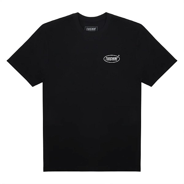 Camisa Thug Nine Description Elipse Preta