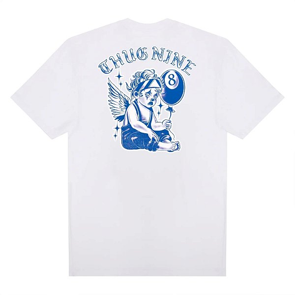 Camisa Thug Nine Eigh Ball Branca