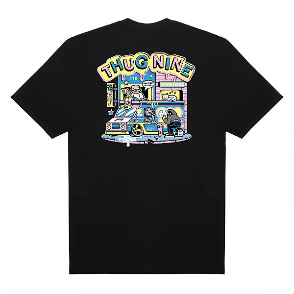 Camisa Thug Nine All Eyes On Me Preto
