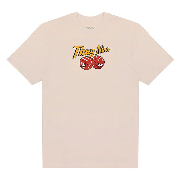 Camiseta Thug Nine OG Dices Bege