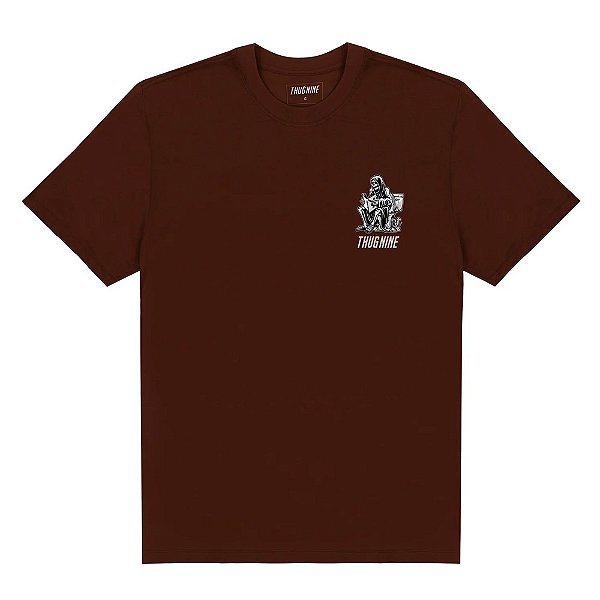 Camisa Thug Nine Turmoil Masculino Marrom