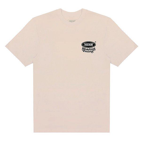 Camisa Thug Nine Sharing Masculino Bege e Preto