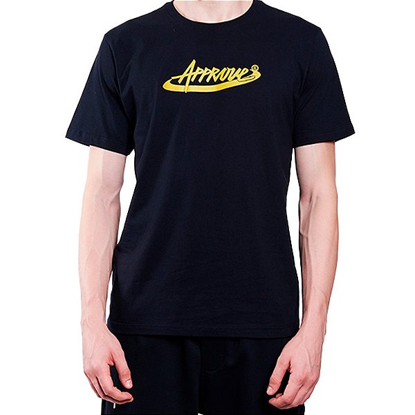Camisa Approve Bold Spare Masculina Preto Amarelo