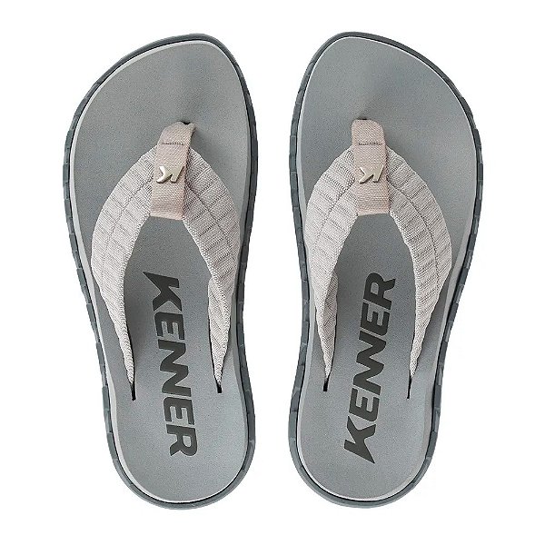 Chinelo Kenner Megah 25/26 Masculino Cinza