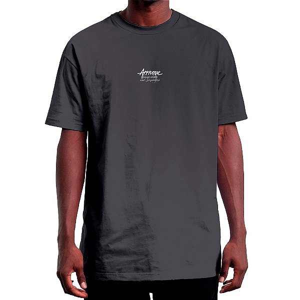 Camiseta Approve Bold Pegasus Cinza Chumbo