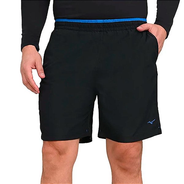 Bermuda Mizuno Ten Master Masculina Preta