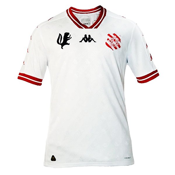 Camisa Kappa Bangu II 25/26 Masculina Branco e Vermelho