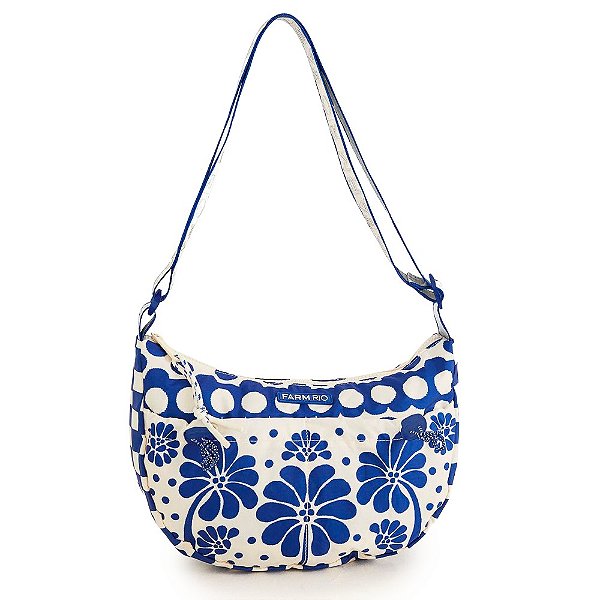 Bolsa Farm Banana P Palermo Off White/Azul
