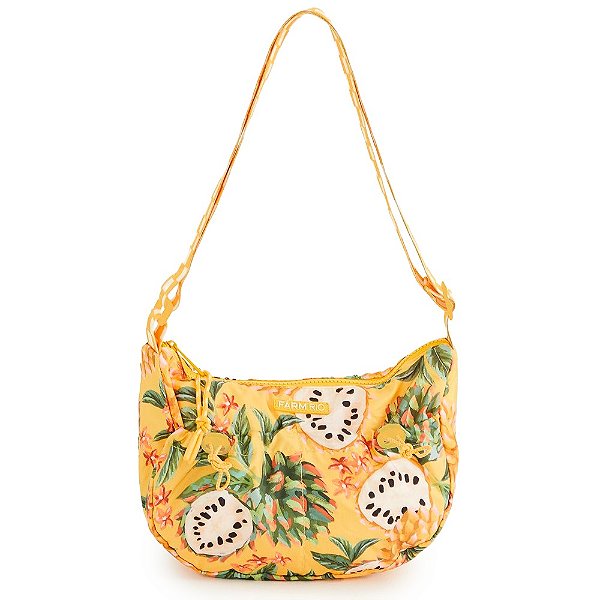 Bolsa Farm Banana P Biriba Amarelo/Verde
