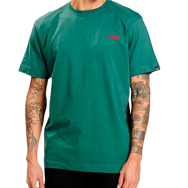 Camiseta Regular Baw Logo Verde