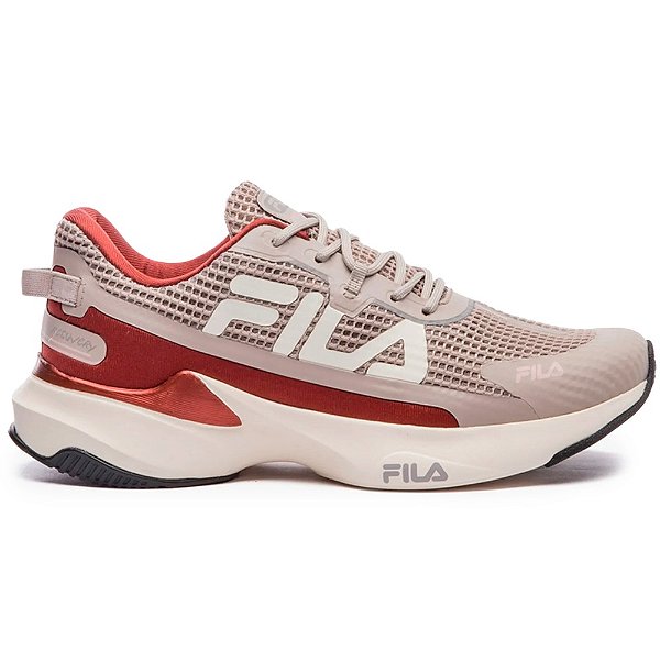 Tênis Fila Recovery Feminino Castanho, Marrom e Bege