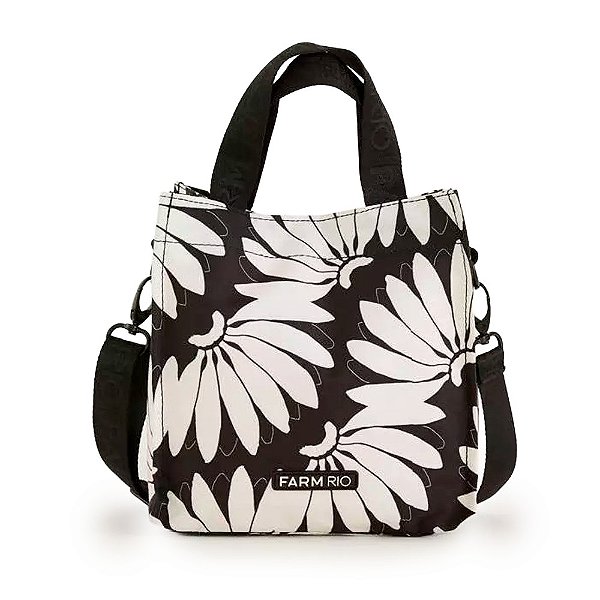 Bolsa Farm Mimo Copabanana Branco e Preto