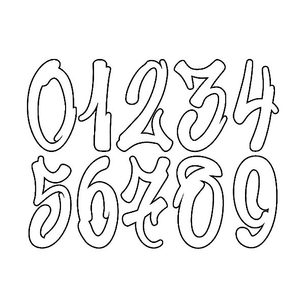 Personalização Número Botafogo Jogo II 2025 Grafitado Branco