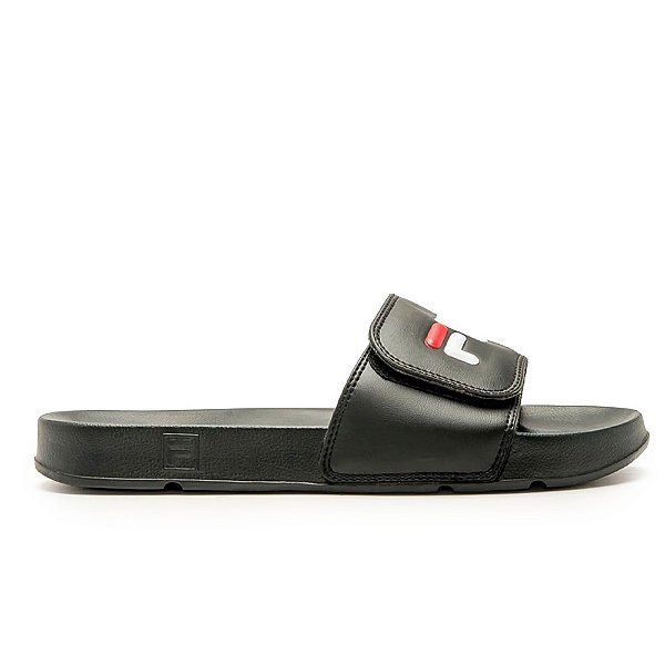Chinelo Fila Flip Flop Drifter 25/26 Masculino Preto, Branco e Vermelho