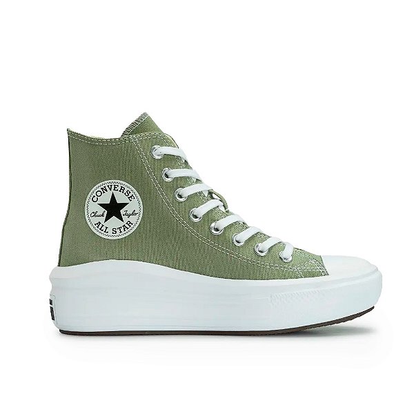 Tênis Converse All Star Move Cano Alto Feminino Verde