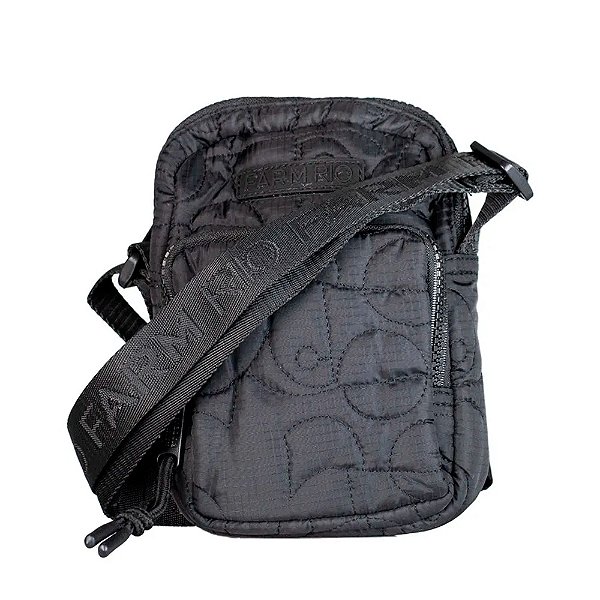 Bolsa FARM Da Gema Puffer Preto