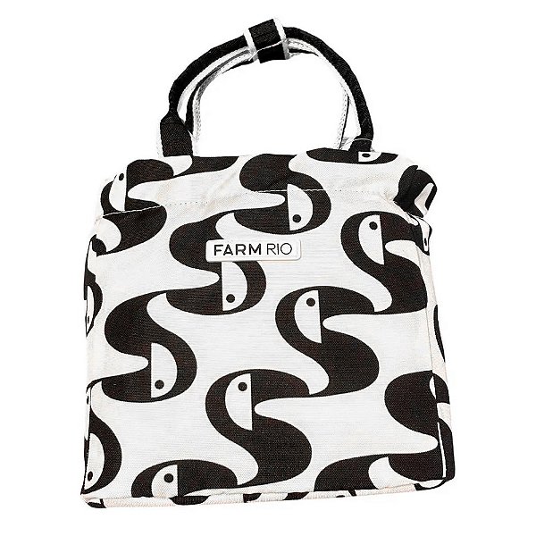 Lancheira FARM Ziriguidum Max Copatucano Off White/Preto