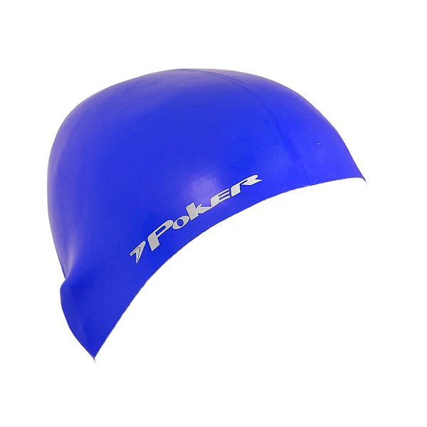Touca Natação Poker Silicone Power Azul
