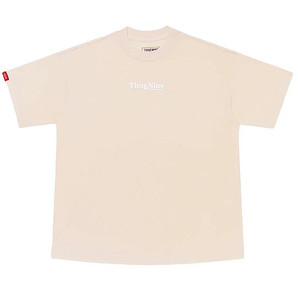 Camisa Thug Nine Oversized Bold Puff Off White