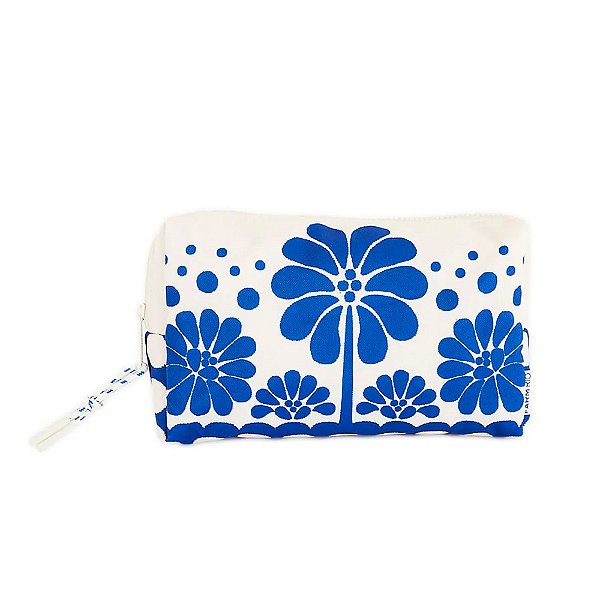 Maxi Necessaire Farm Ora Bolas M Palermo Off White/Azul