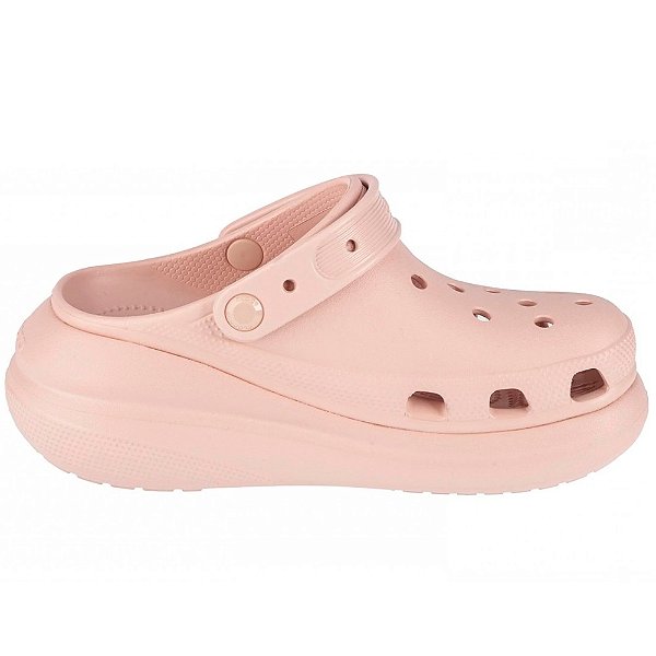 Sandália Crocs Crush Clog Plataforma Rose