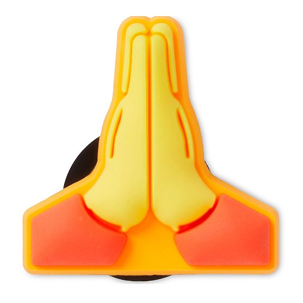 Jibbitz Crocs Prayer Hands Amarelo/Vermelho
